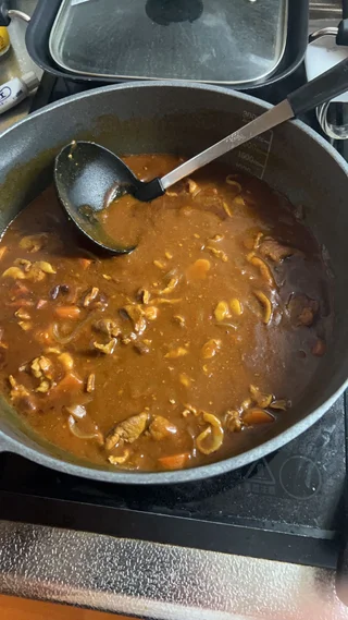 カレーを挙げて